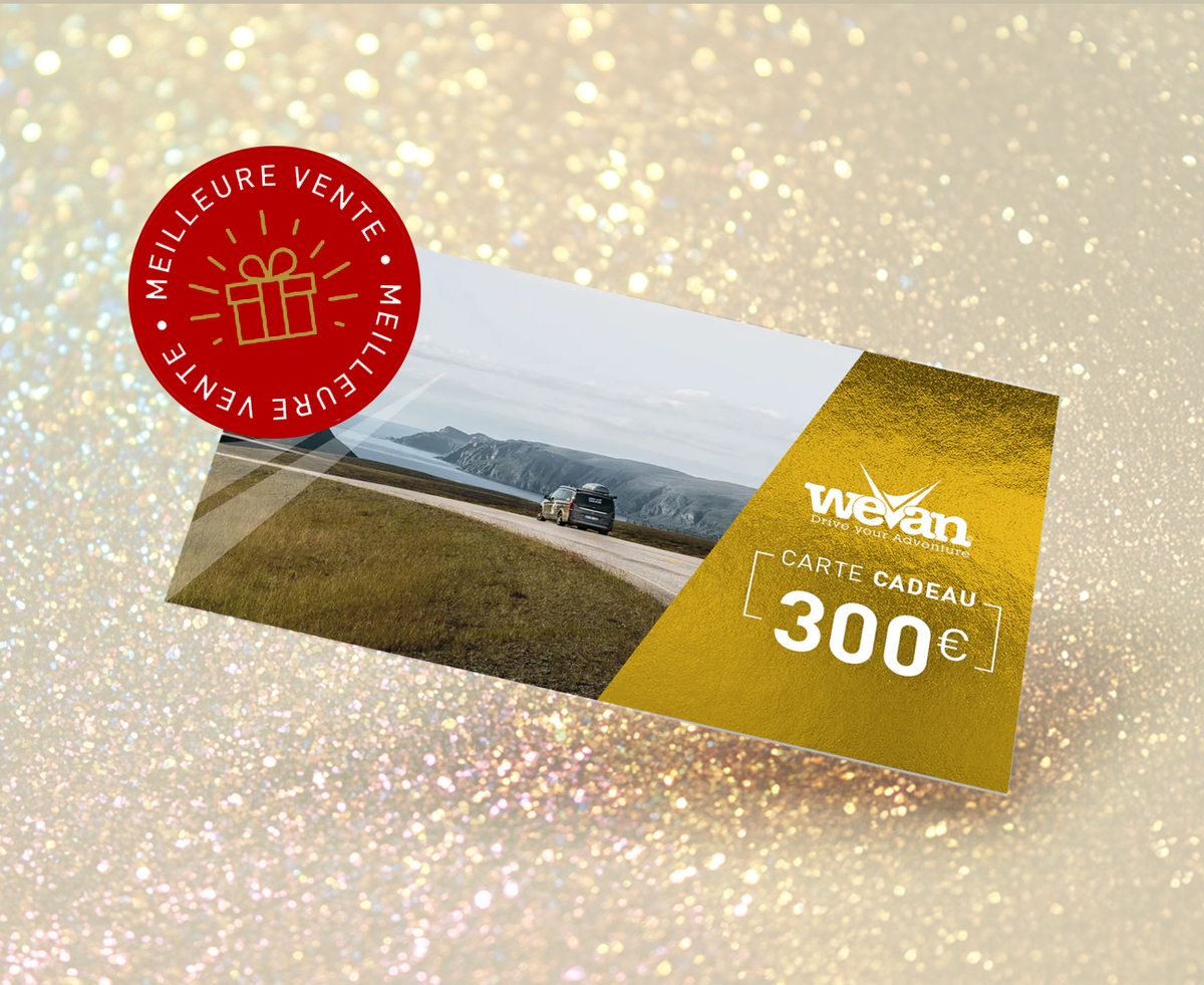 Carte cadeau 300 WeVan Location de vans amenages WeVan Store