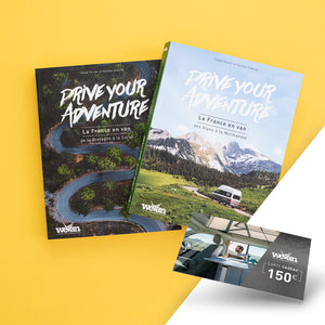 Pack Carte Cadeau 150 € + 1 accessoire Vanlife au choix