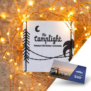 Pack Carte Cadeau 500 € + 1 accessoire Vanlife au choix